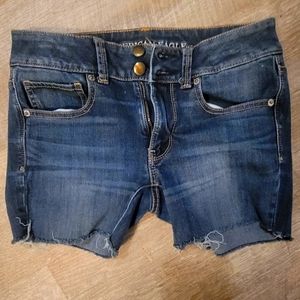 AE Artist Crop Jean Shorts